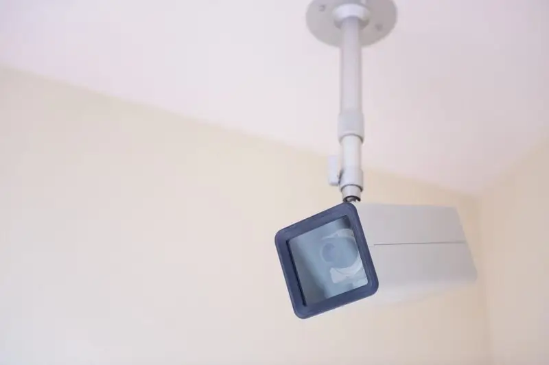 ボックス型の防犯カメラ